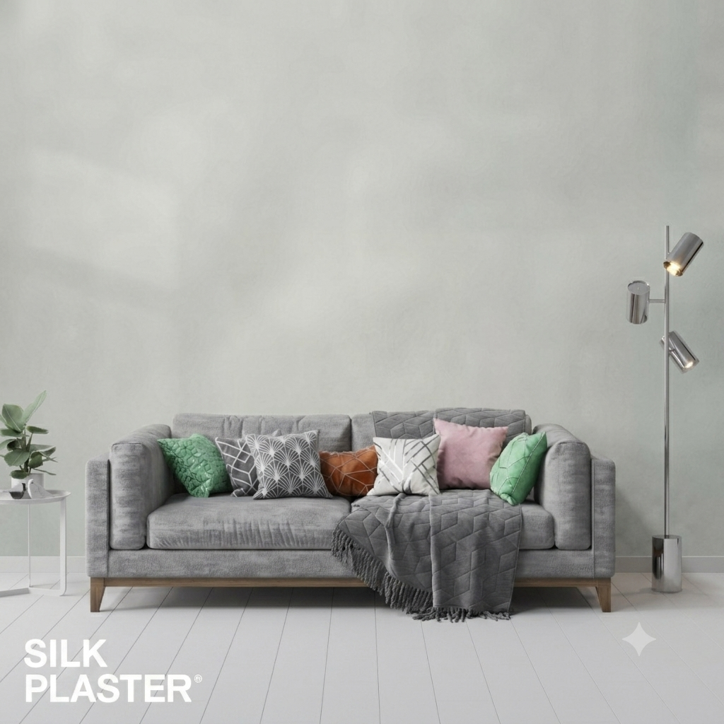 Жидкие обои Silk Plaster Жидкие обои под колеровку ЛаРум Флэт (LaRoom Flat),