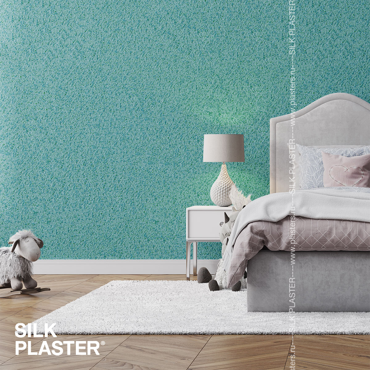 Жидкие обои Silk Plaster Жидкие обои Жидкие обои South 950, Зеленый