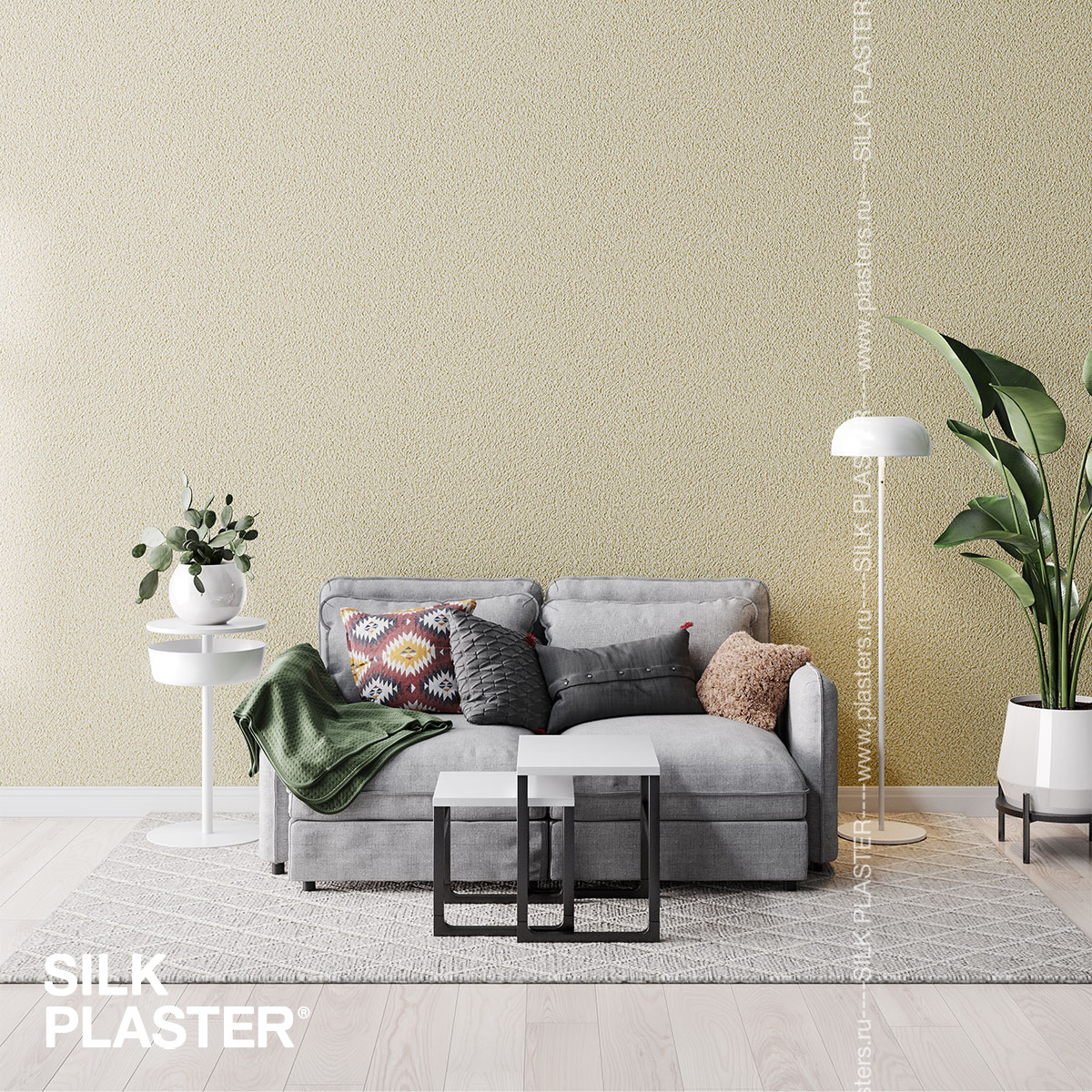 Жидкие обои Silk Plaster Жидкие обои Жидкие обои Optima 059, Бежевый