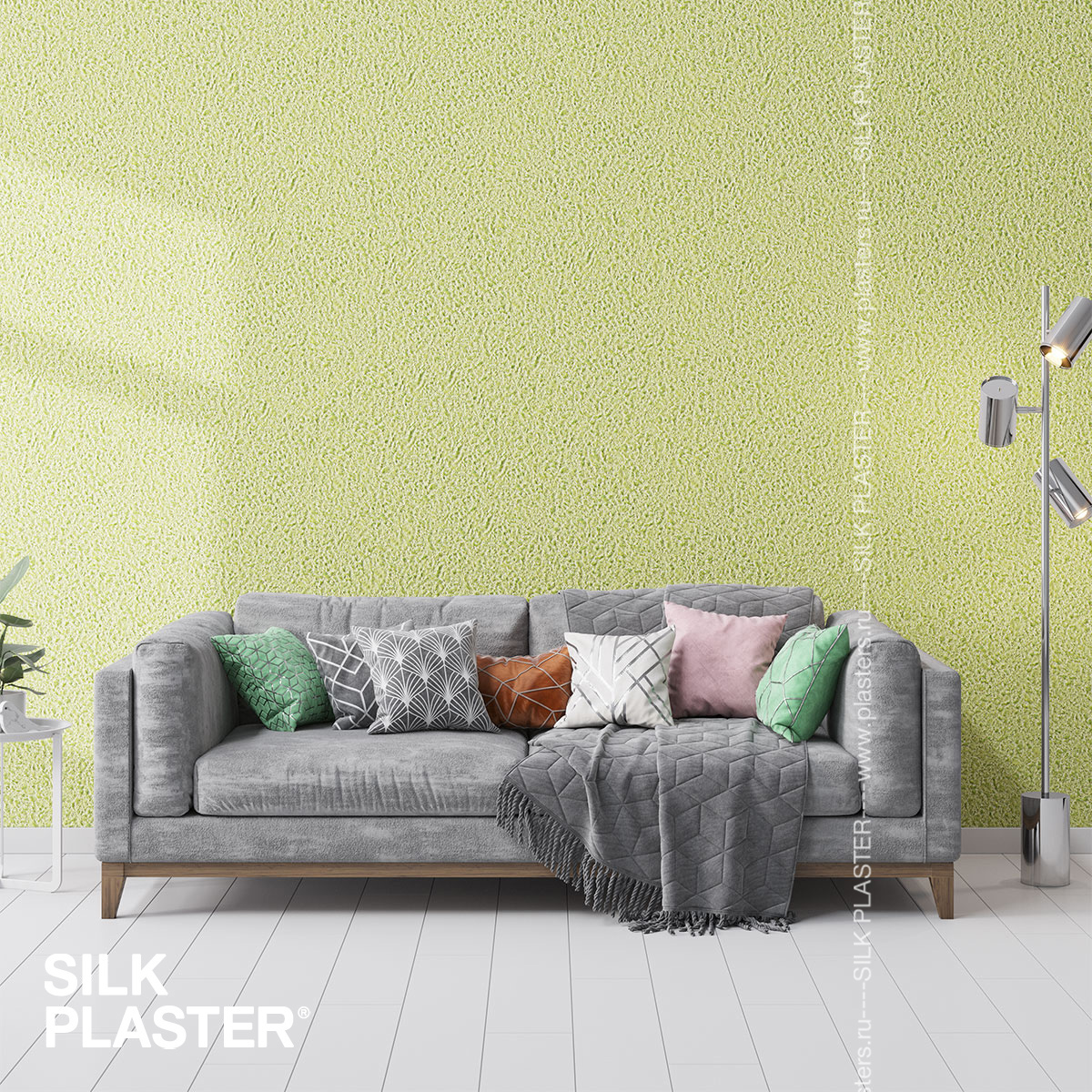 Жидкие обои Silk Plaster Жидкие обои Жидкие обои Victoria 715, Зеленый