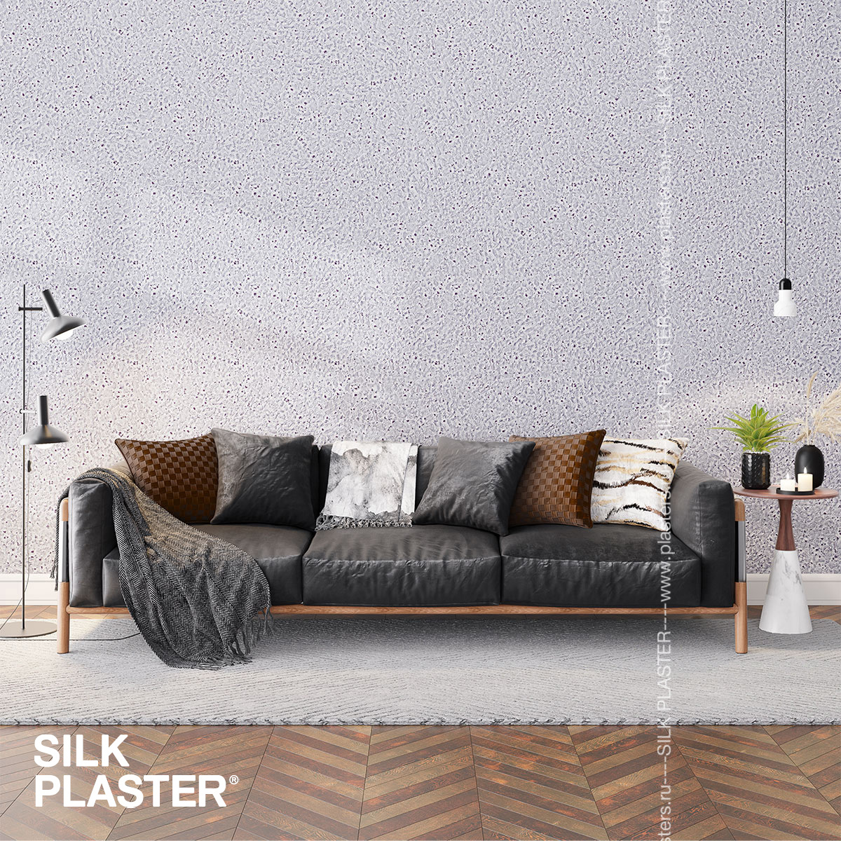Жидкие обои Silk Plaster Жидкие обои Жидкие обои West 939, Серый