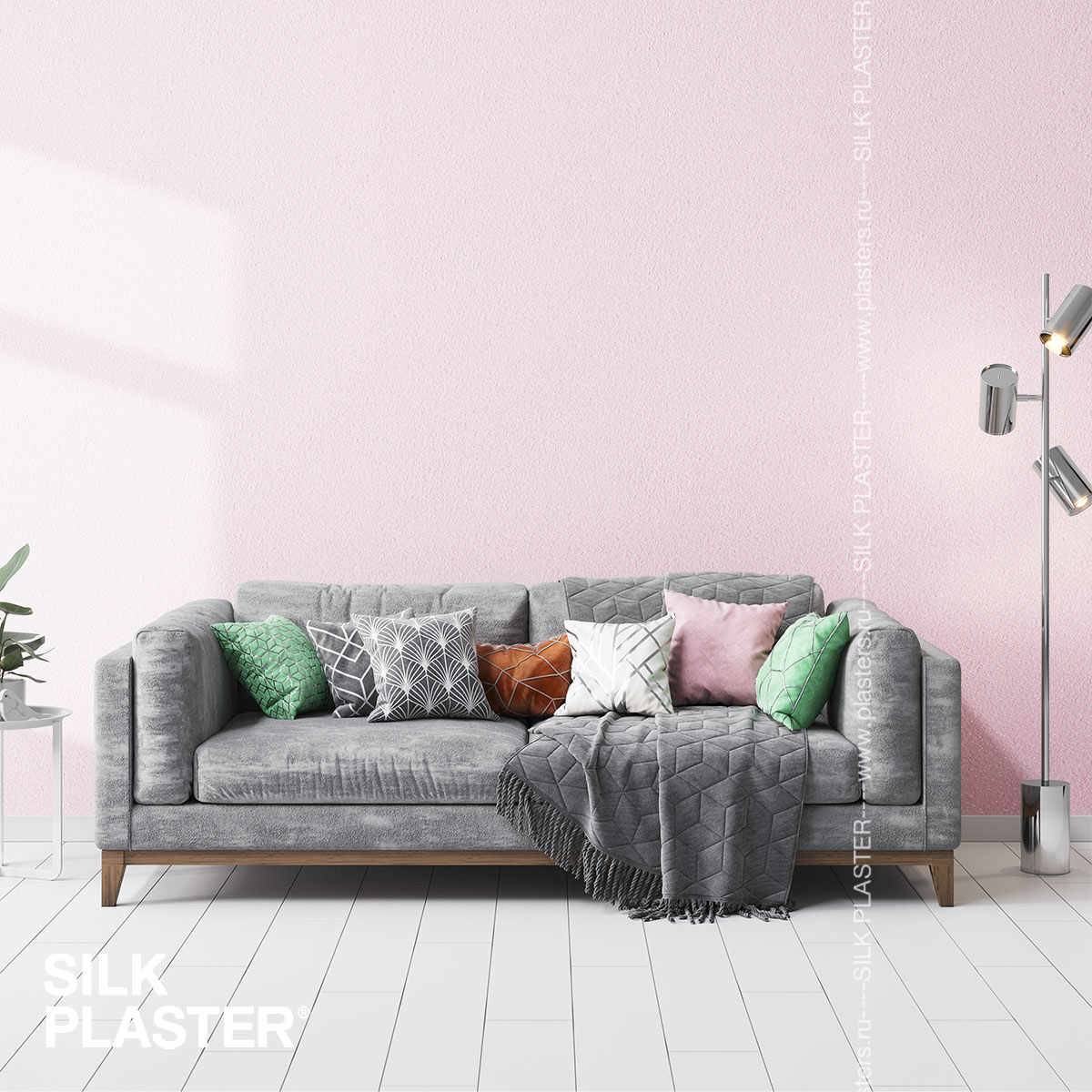 Жидкие обои Silk Plaster Жидкие обои Жидкие обои Master Silk MS 7, Розовый