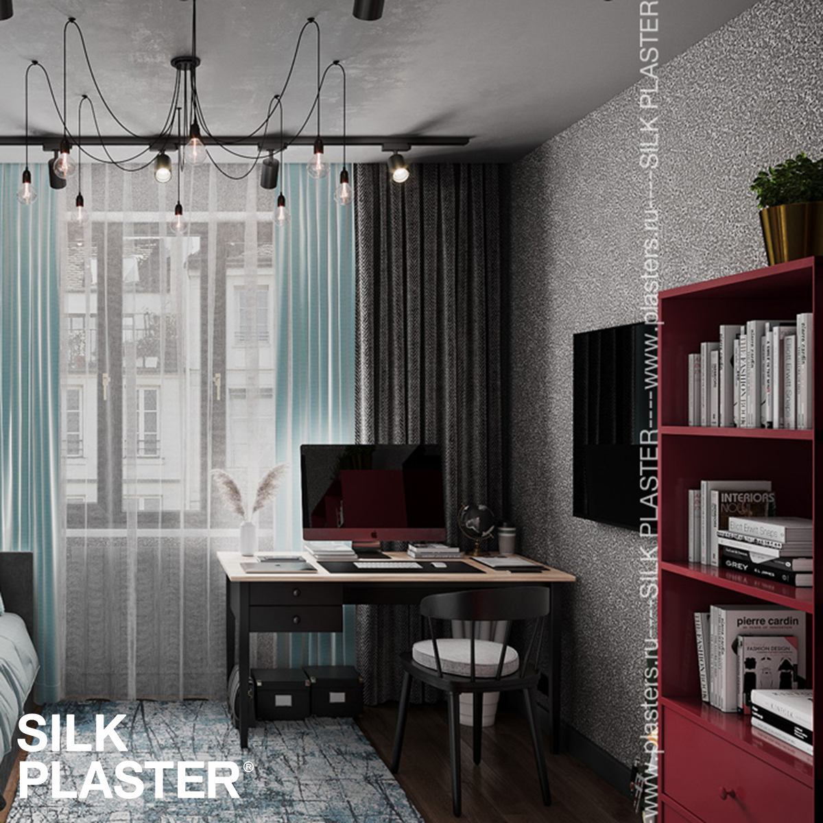 Жидкие обои Silk Plaster Жидкие обои Жидкие обои East 961, Серый