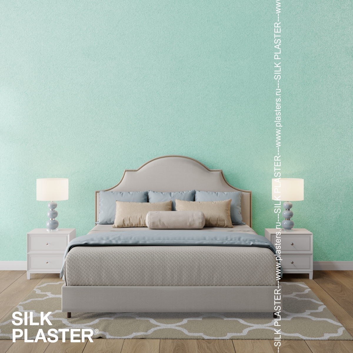 Жидкие обои Silk Plaster Жидкие обои Жидкие обои Master Silk MS 19, Зеленый