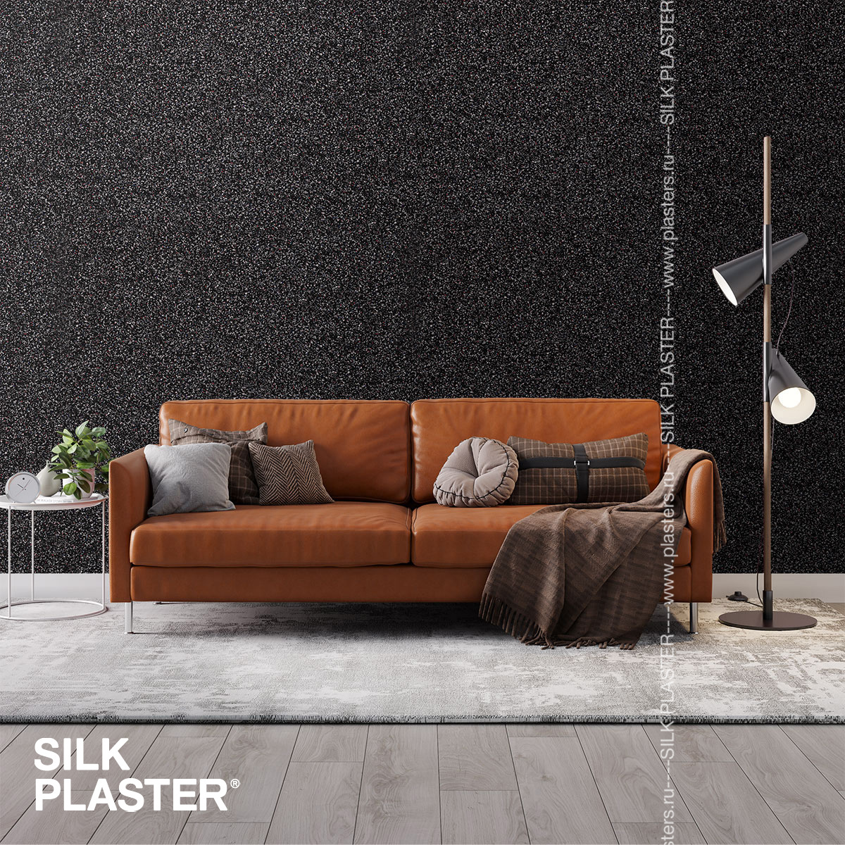 Жидкие обои Silk Plaster Жидкие обои Жидкие обои East 960, Черный