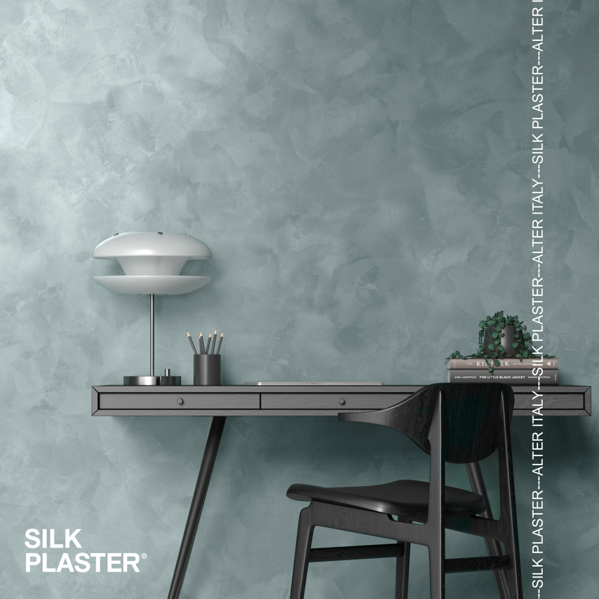 Жидкие обои Silk Plaster Декоративное покрытие BRIATICO 02-402, Серый