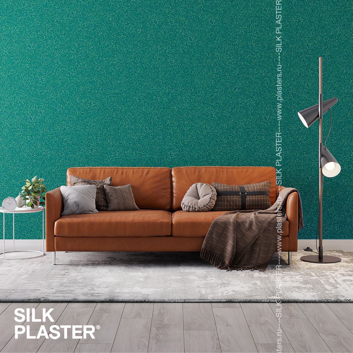 Жидкие обои Silk Plaster Жидкие обои Жидкие обои East 958, Зеленый