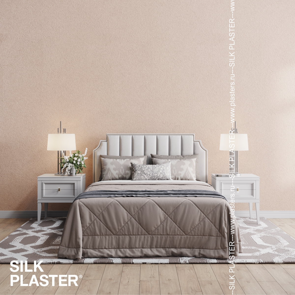 Жидкие обои Silk Plaster Жидкие обои Жидкие обои Master Silk MS 8, Оранжевый