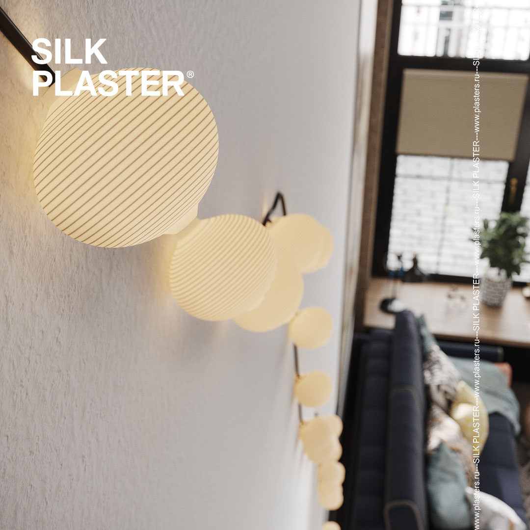 Жидкие обои Silk Plaster Жидкие обои Жидкие обои Provence 041, Белый