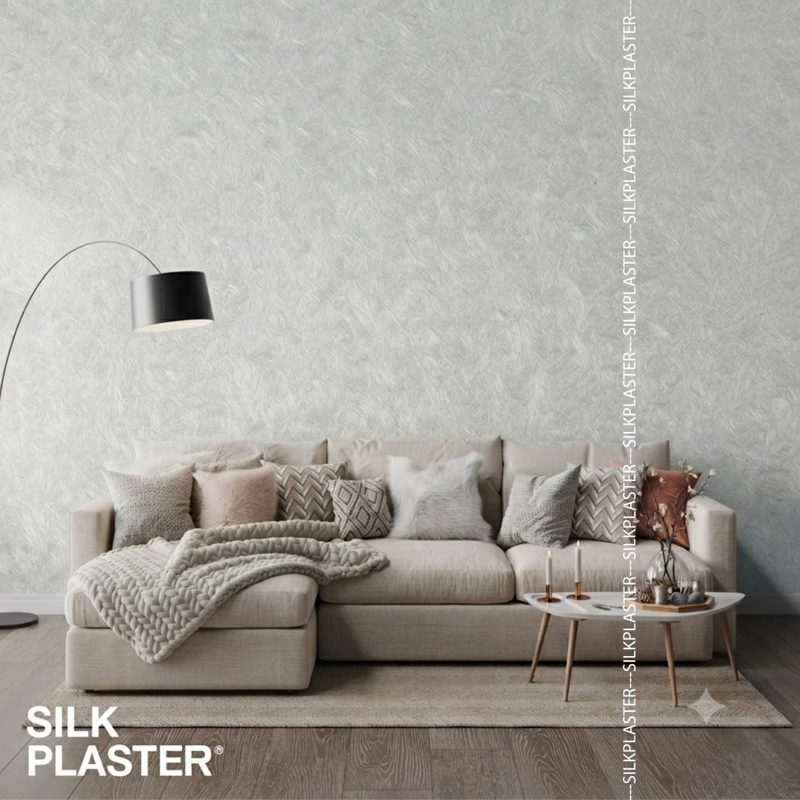 Жидкие обои Silk Plaster Жидкие обои под колеровку ЛаРум Софт (LaRoom Soft),