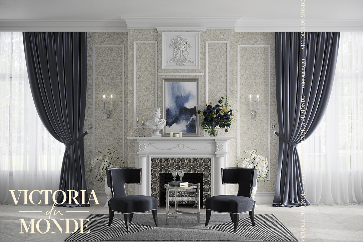 Жидкие обои Silk Plaster Жидкие обои Шелковая штукатурка Victoria du Monde La Loire 201, Серый
