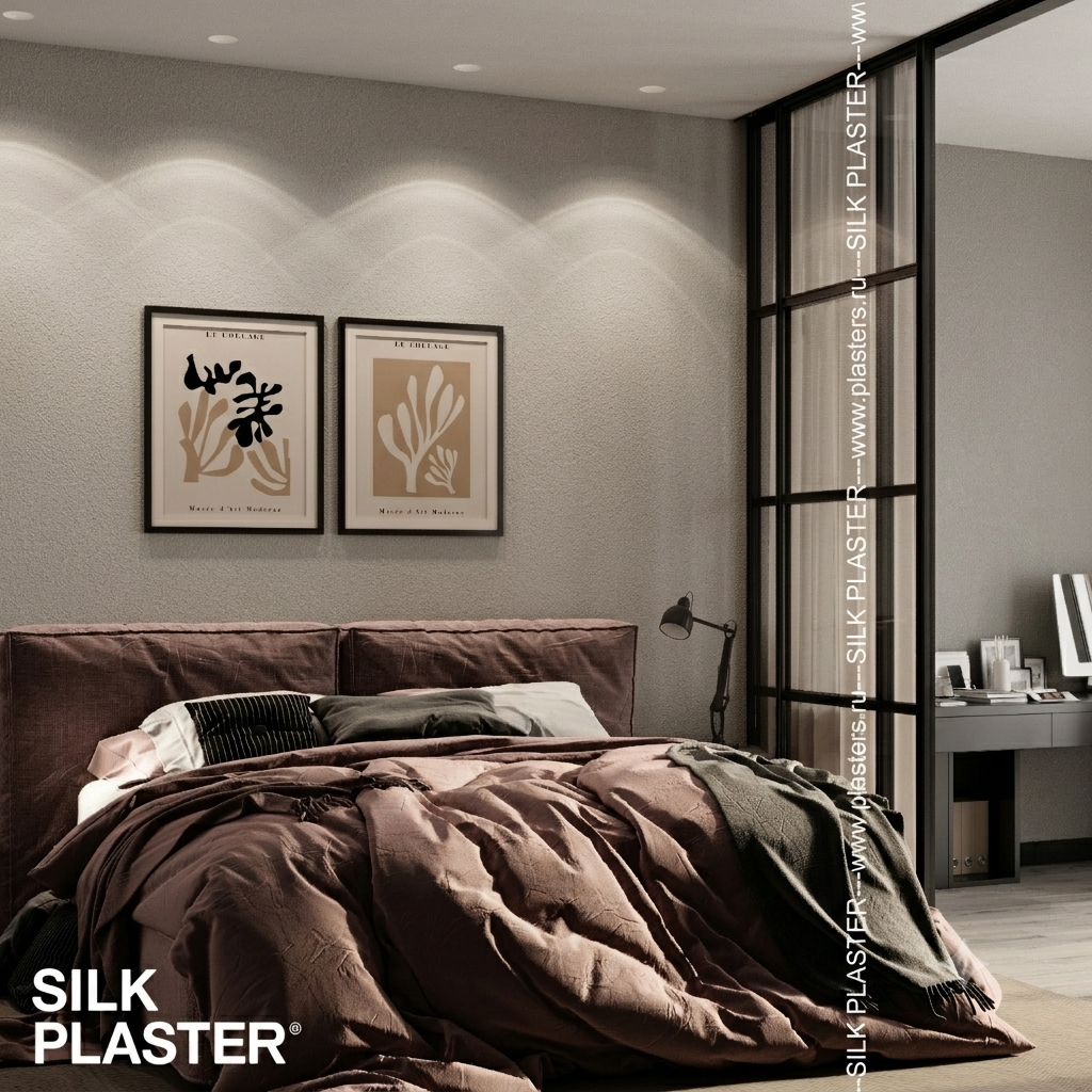 Жидкие обои Silk Plaster Жидкие обои под колеровку ЛаРум Грэт (LaRoom Grat),