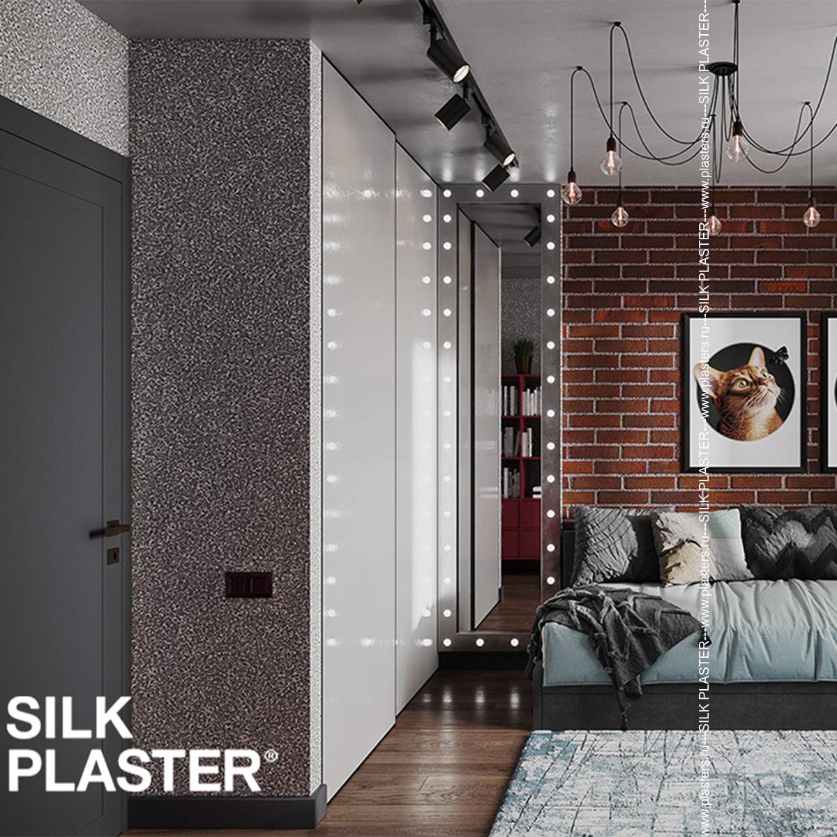 Жидкие обои Silk Plaster Жидкие обои Жидкие обои East 961, Серый