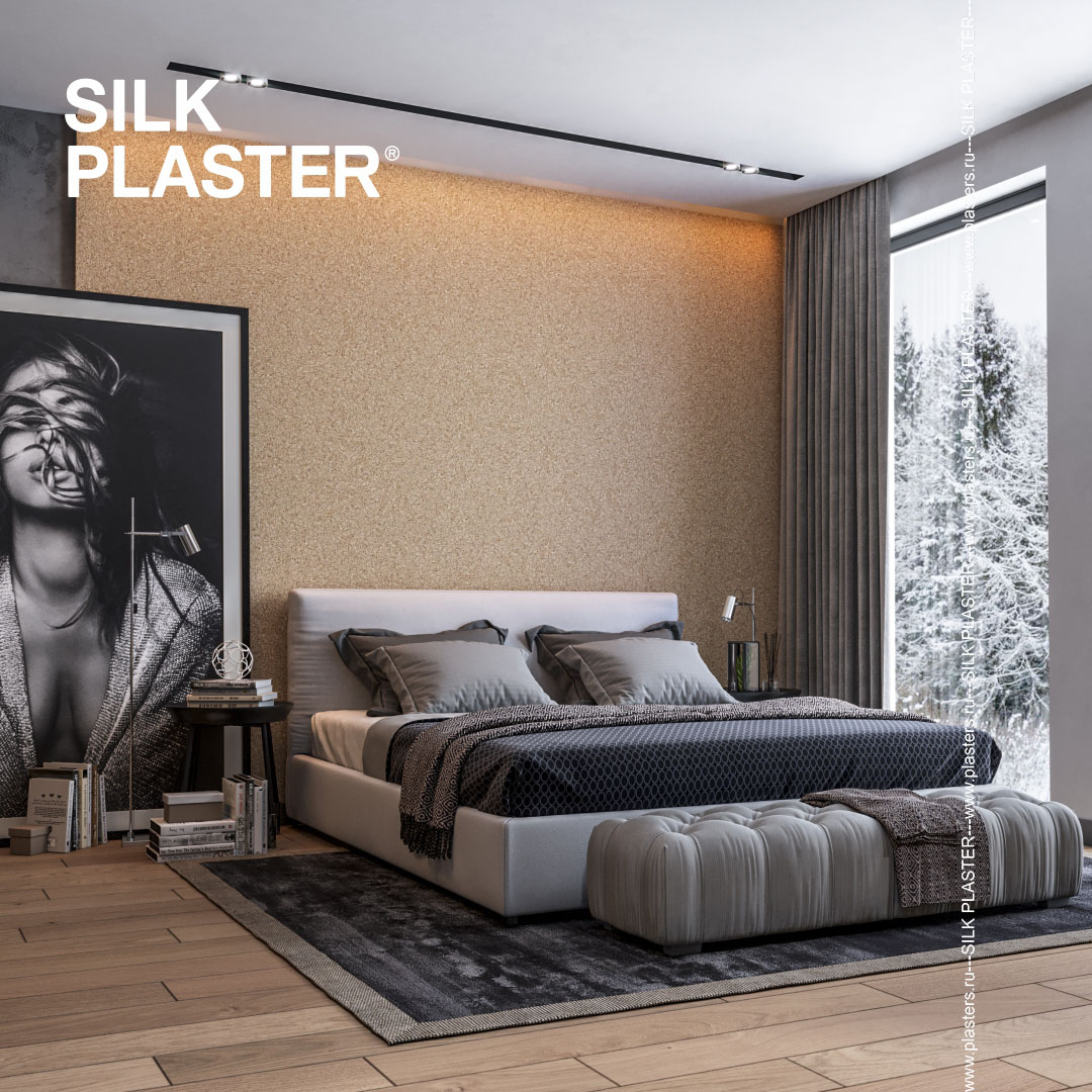 Жидкие обои Silk Plaster Жидкие обои Жидкие обои East 951, Оранжевый