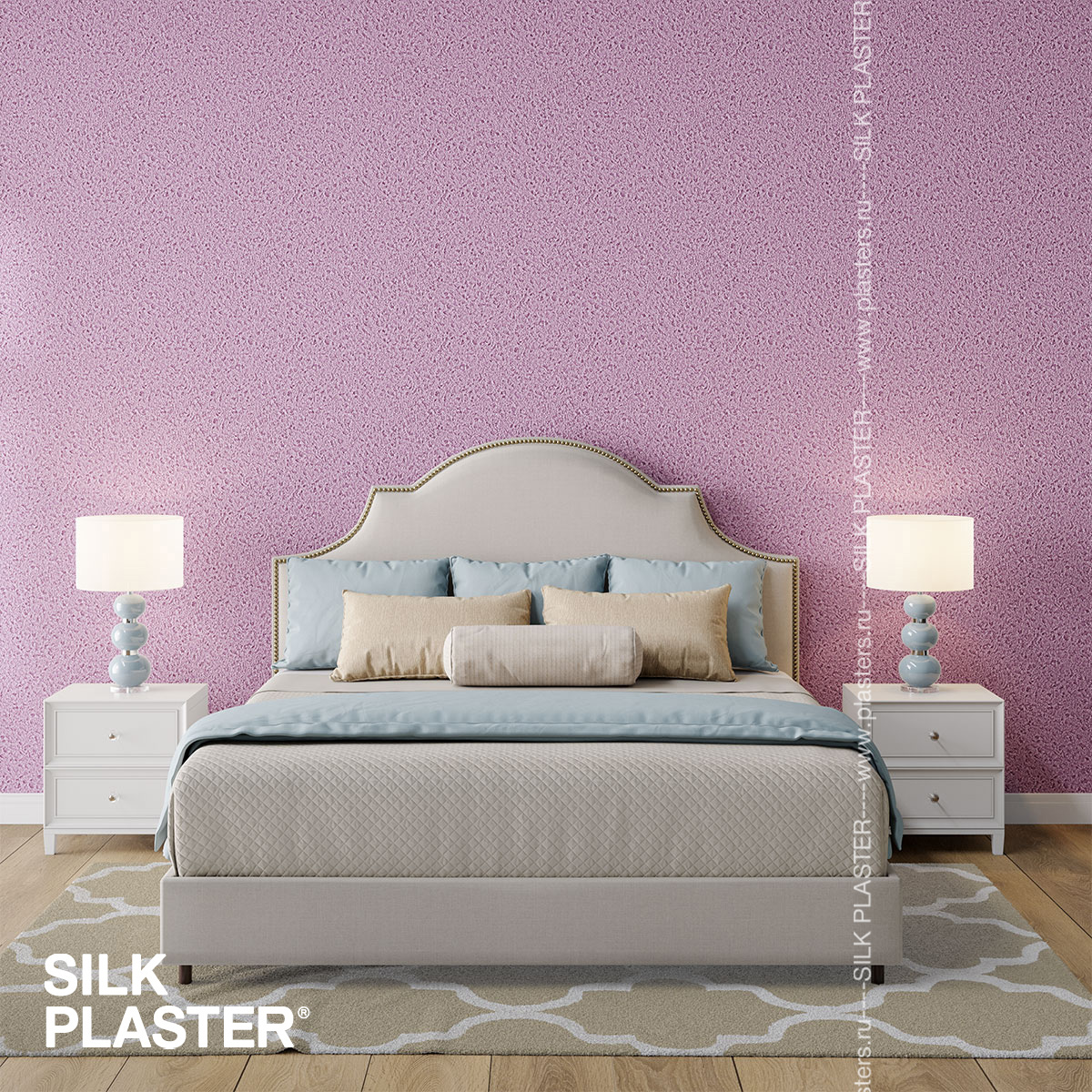 Жидкие обои Silk Plaster Жидкие обои Жидкие обои Victoria 713, Фиолетовый
