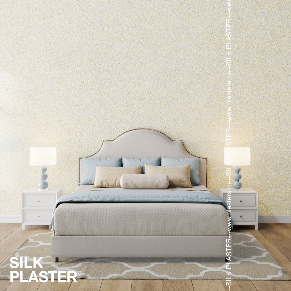 Жидкие обои Silk Plaster Жидкие обои Жидкие обои Ecoline 761, Бежевый Желтый