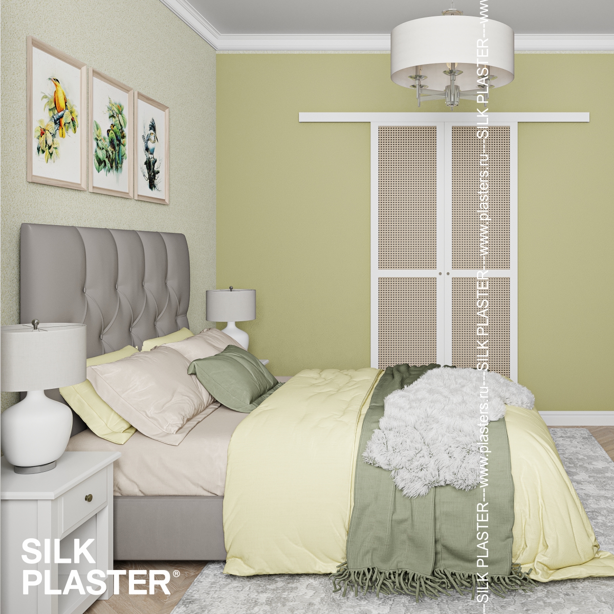 Жидкие обои Silk Plaster Жидкие обои под колеровку ЛаРум Грэт (LaRoom Grat),
