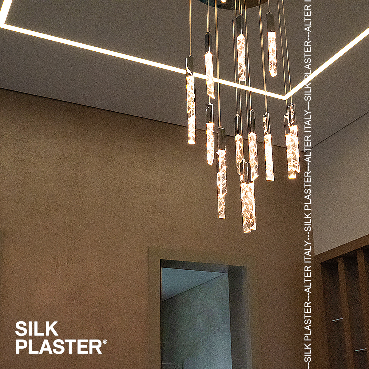 Жидкие обои Silk Plaster Декоративное покрытие ASTI 02-603, Коричневый