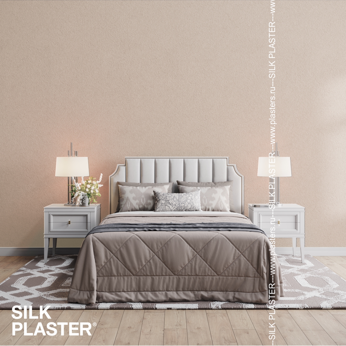 Жидкие обои Silk Plaster Жидкие обои Шёлковая штукатурка Art design 2 264, Бежевый