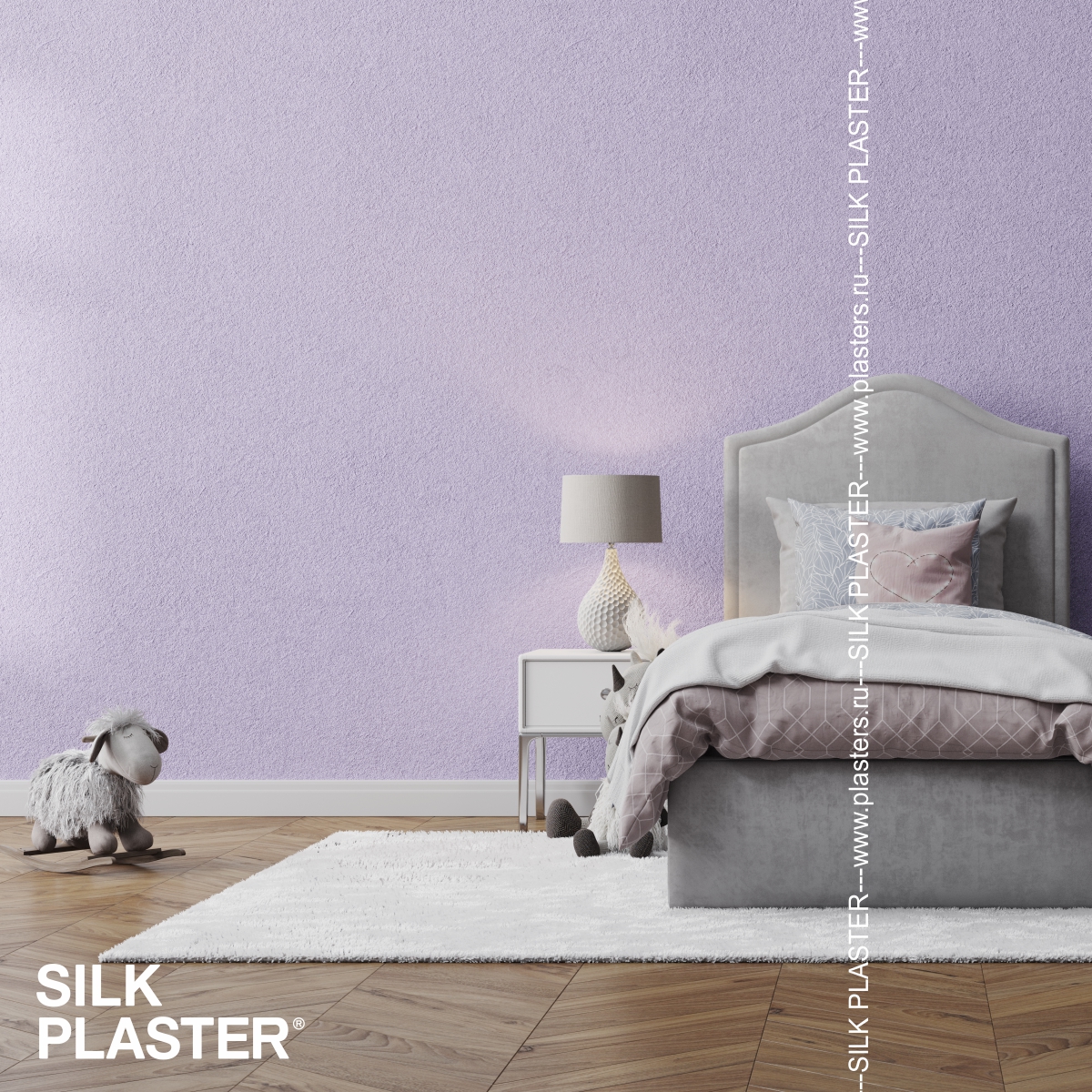 Жидкие обои Silk Plaster Жидкие обои Жидкие обои Master Silk MS 12, Фиолетовый