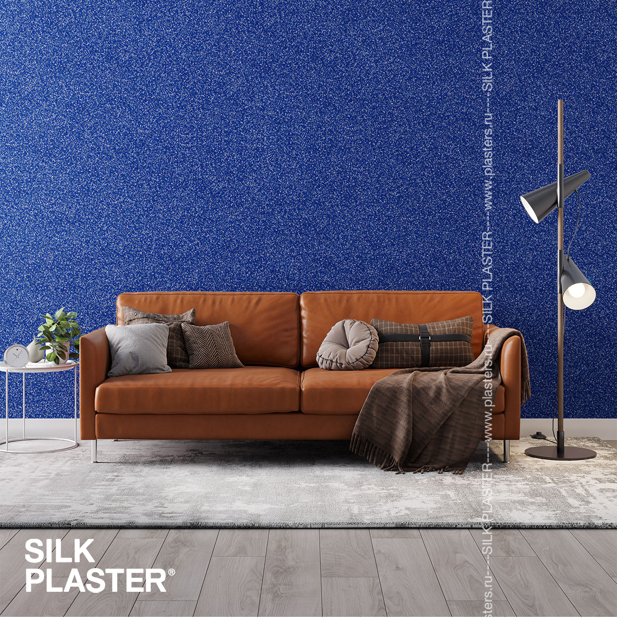 Жидкие обои Silk Plaster Жидкие обои Жидкие обои East 957, Синий