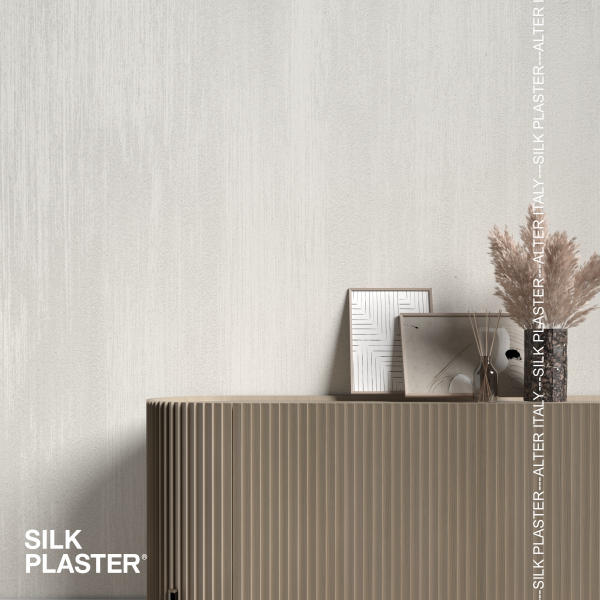 Жидкие обои Silk Plaster Декоративное покрытие ASTI 02-101, Белый