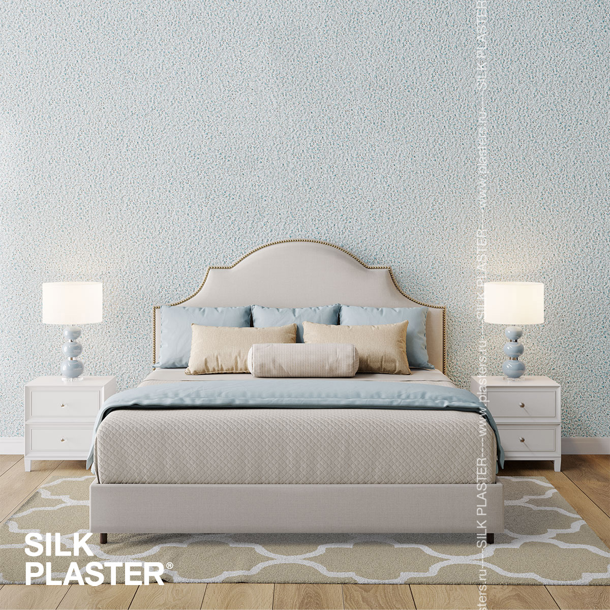 Жидкие обои Silk Plaster Жидкие обои Жидкие обои Prestige 403, Голубой