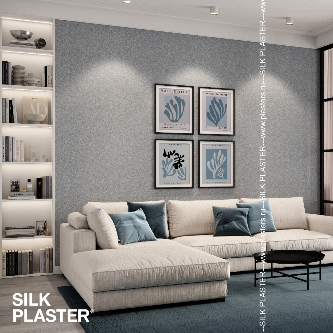 Жидкие обои Silk Plaster Жидкие обои под колеровку ЛаРум Софт (LaRoom Soft),