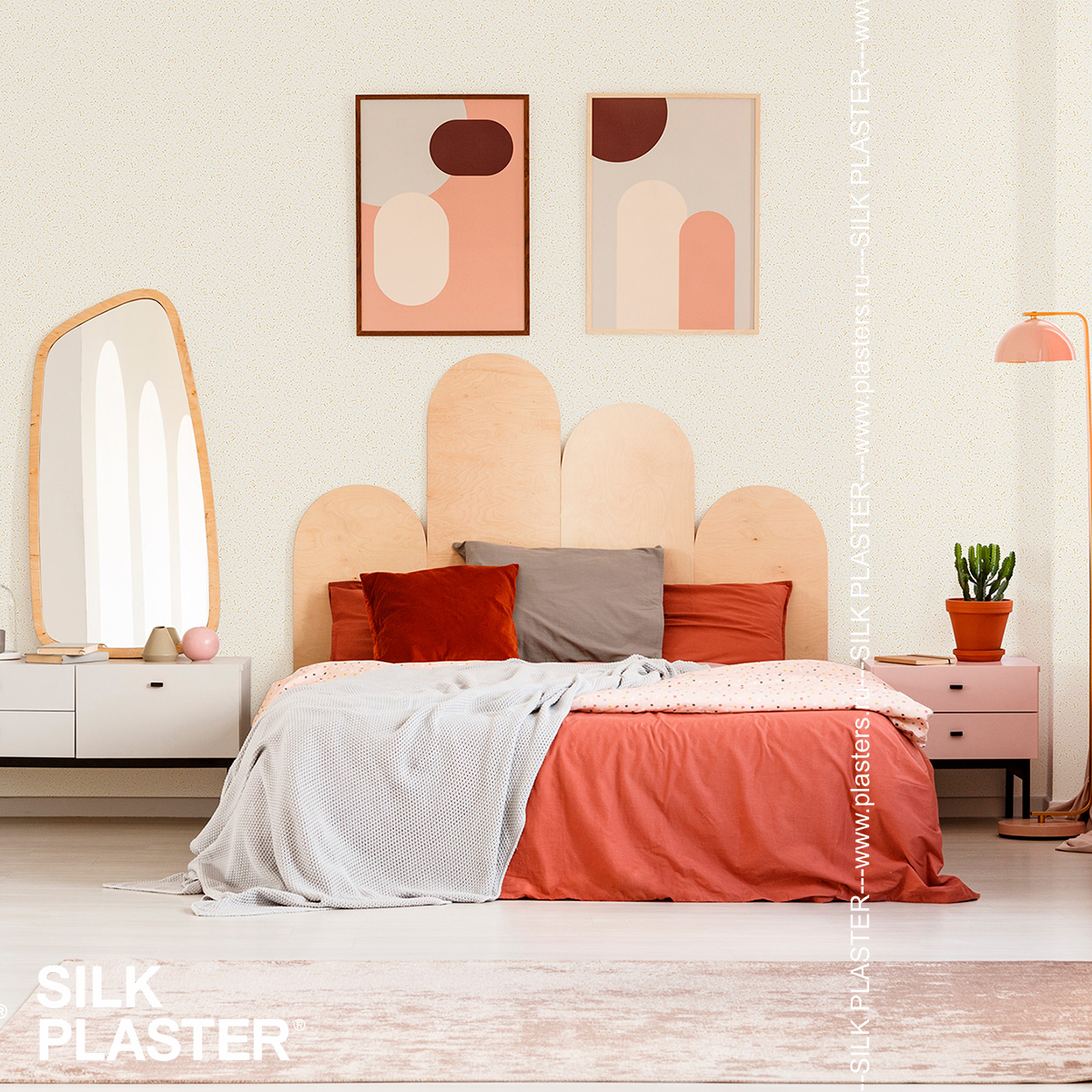 Жидкие обои Silk Plaster Жидкие обои Жидкие обои West 930, Бежевый