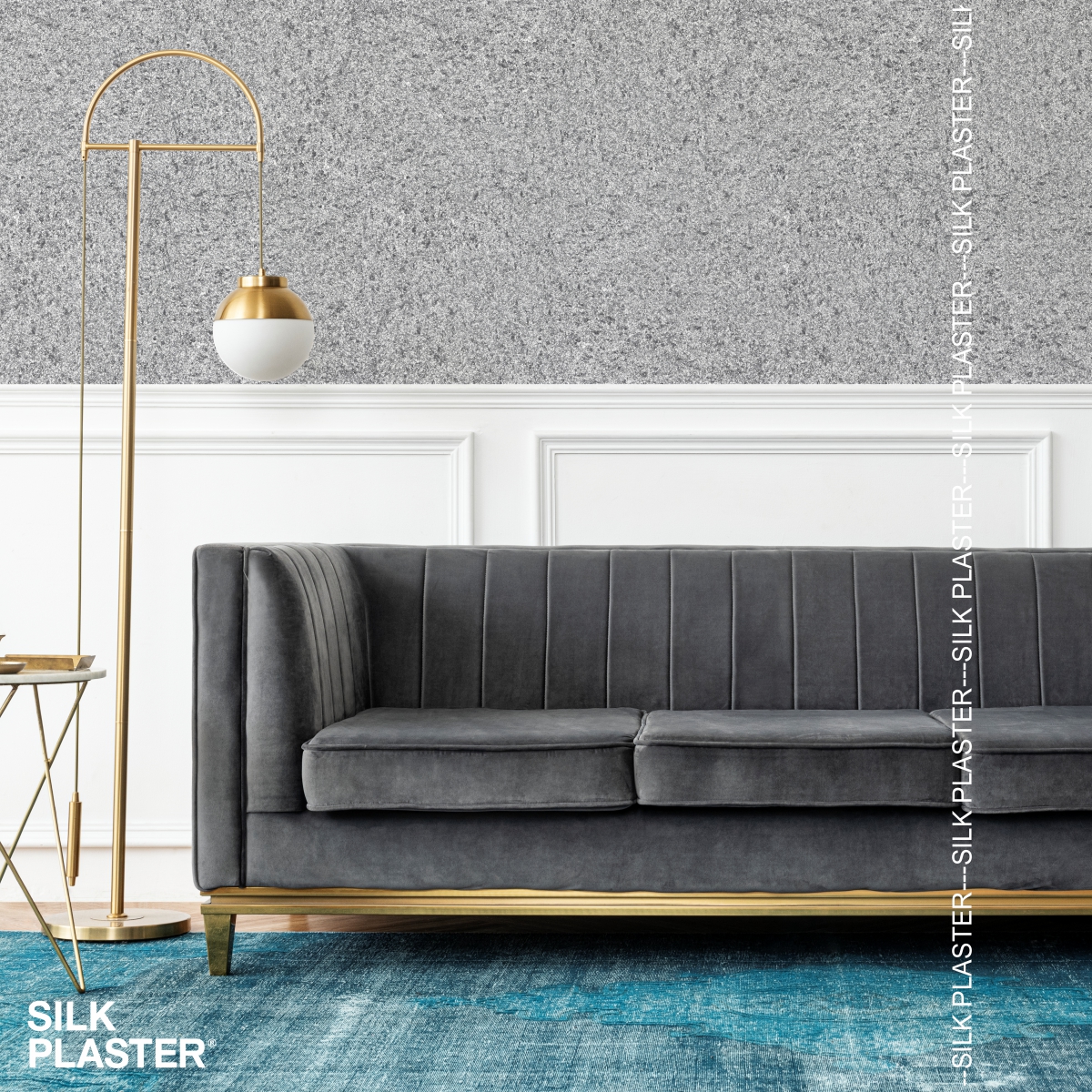 Жидкие обои Silk Plaster Жидкие обои Жидкие обои MODERN 442, Серый