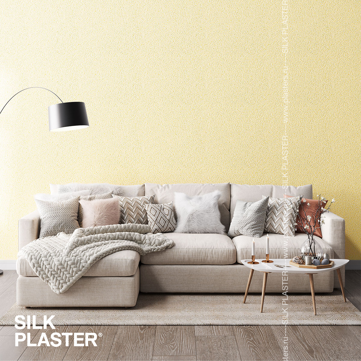 Жидкие обои Silk Plaster Жидкие обои Жидкие обои Master Silk MS-113, Бежевый