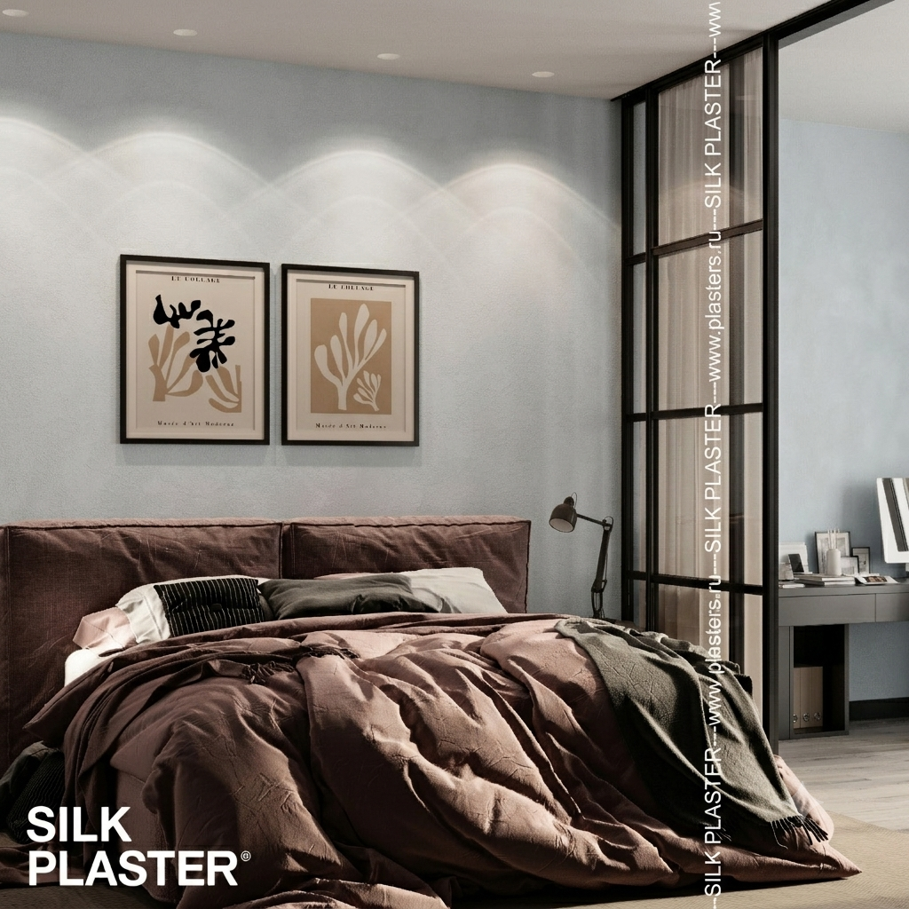 Жидкие обои Silk Plaster Жидкие обои под колеровку ЛаРум Флэт (LaRoom Flat),