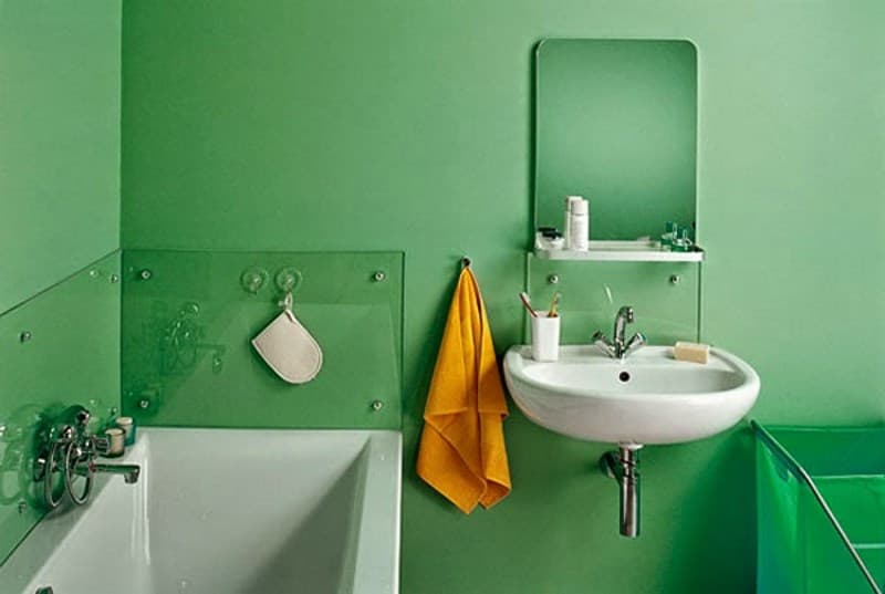 В какие цвета покрасить ванную комнату фото