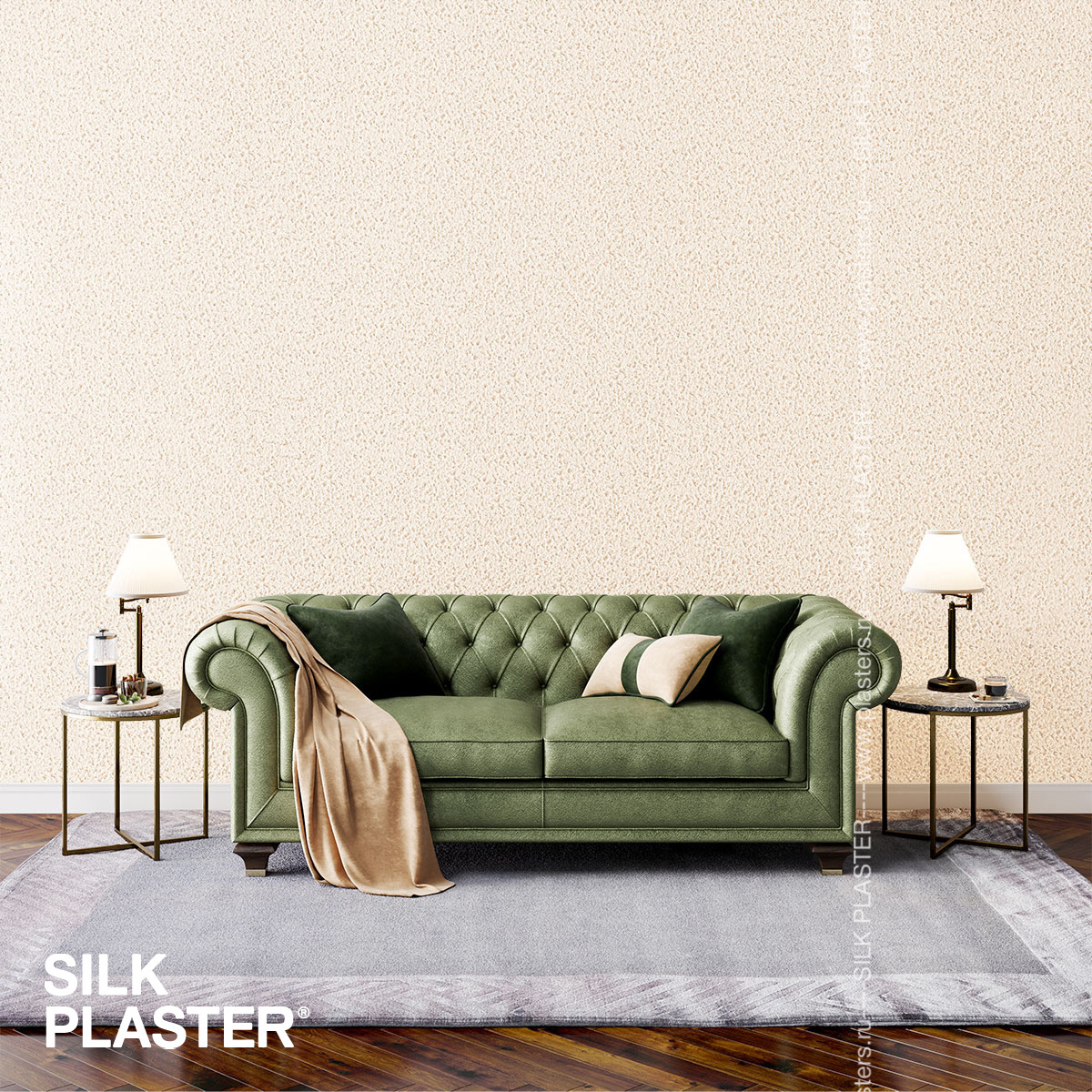 Жидкие обои Silk Plaster Жидкие обои Жидкие обои Victoria 722, Бежевый