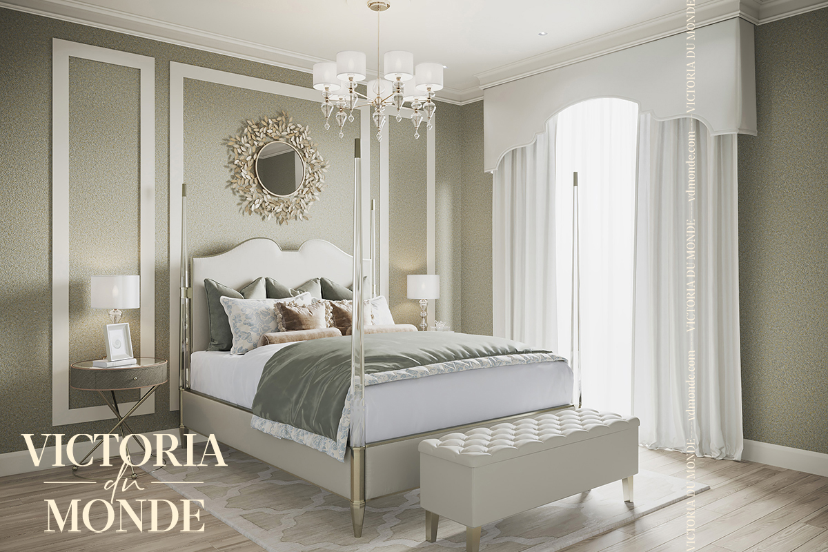 Жидкие обои Silk Plaster Жидкие обои Шелковая штукатурка Victoria Du Monde Versailles V155, Бежевый Серый Золото