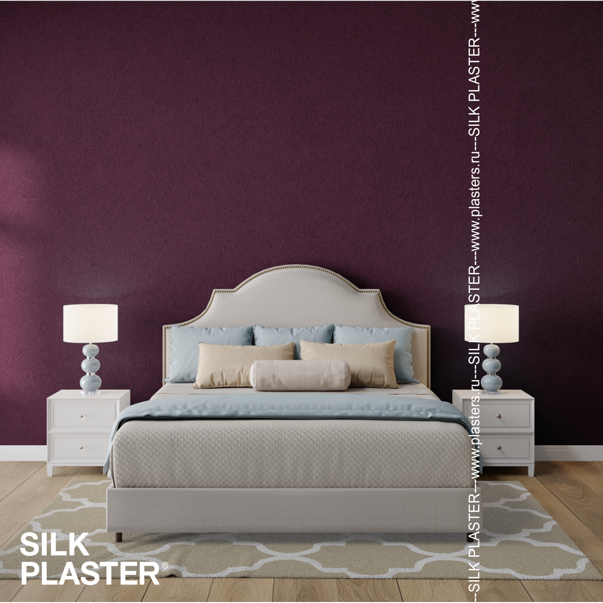 Жидкие обои Silk Plaster Жидкие обои Шёлковая штукатурка Art design 212, Красный