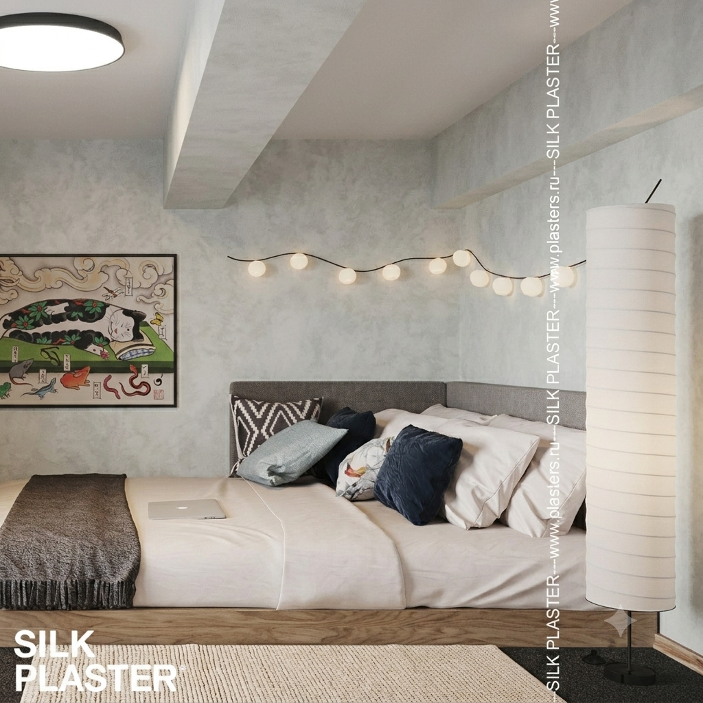 Жидкие обои Silk Plaster Жидкие обои под колеровку ЛаРум Флэт (LaRoom Flat),