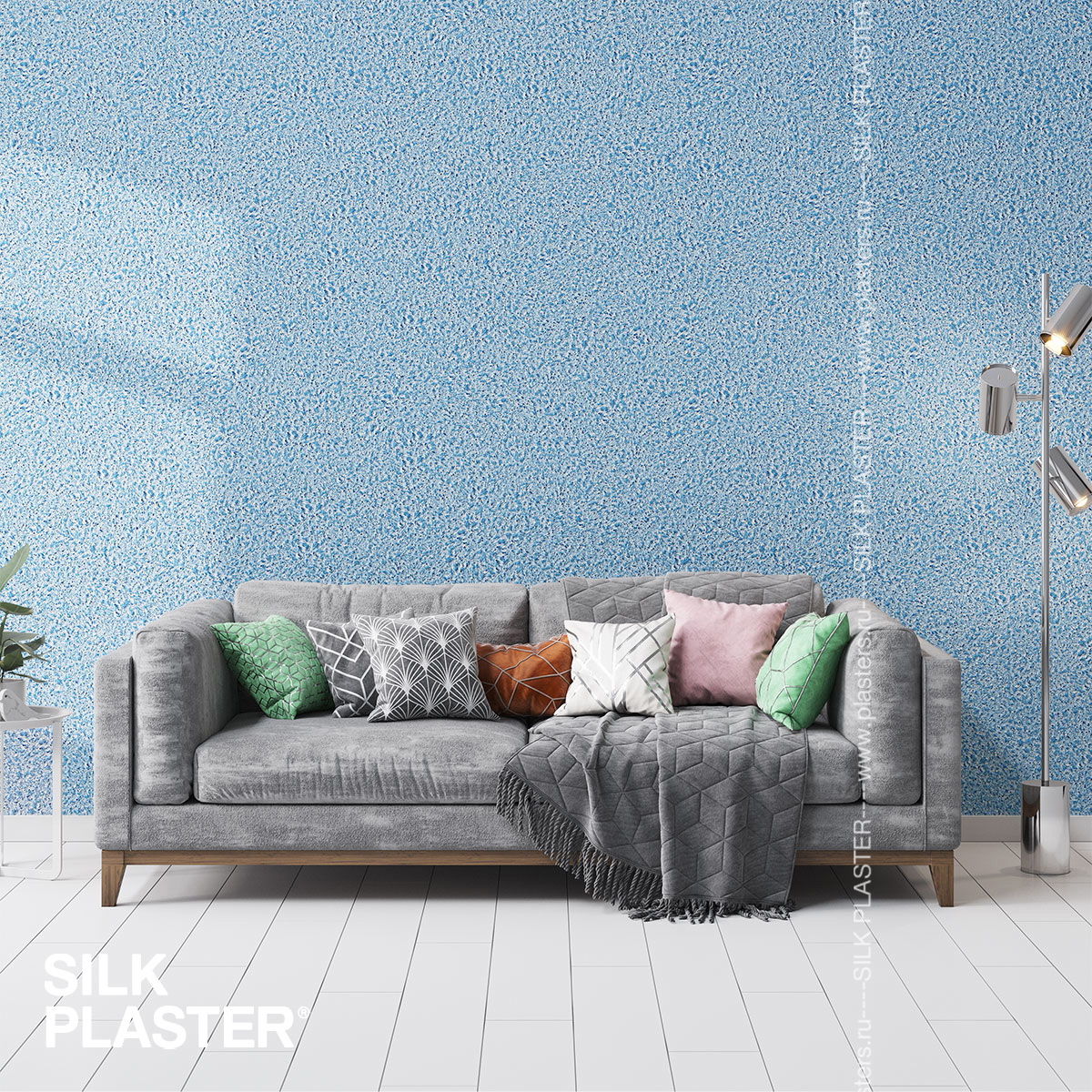 Жидкие обои Silk Plaster Жидкие обои Жидкие обои South 943, Голубой