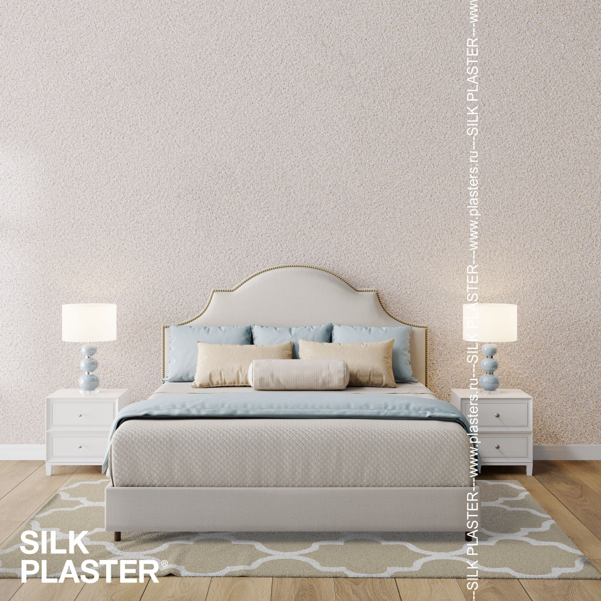 Жидкие обои Silk Plaster Жидкие обои Жидкие обои Ecoline 759, Бежевый Серебро