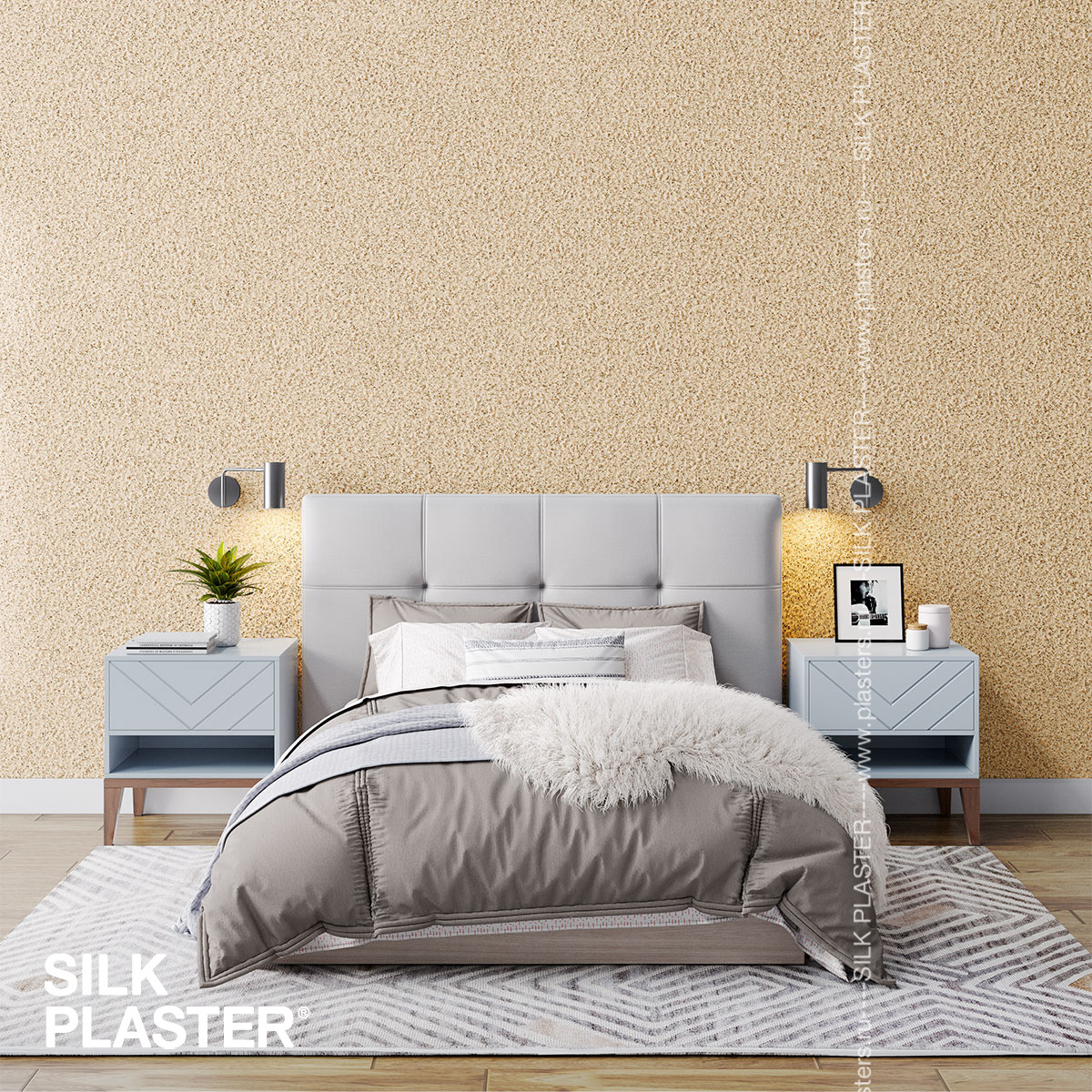 Жидкие обои Silk Plaster Жидкие обои Жидкие обои Victoria 704, Бежевый Коричневый