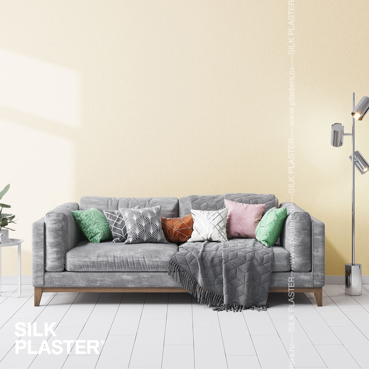 Жидкие обои Silk Plaster Жидкие обои Жидкие обои Provence 040, Бежевый Коричневый