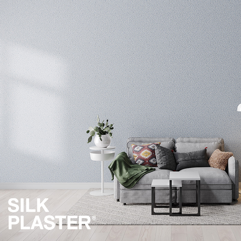 Жидкие обои Silk Plaster Жидкие обои Жидкие обои Master Silk MS 15, Серый Синий