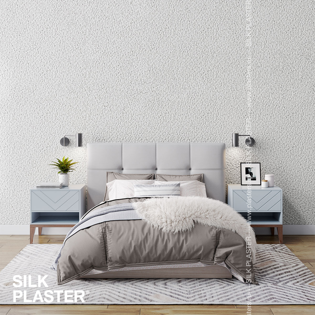 Жидкие обои Silk Plaster Жидкие обои Жидкие обои Relief 330, Серый