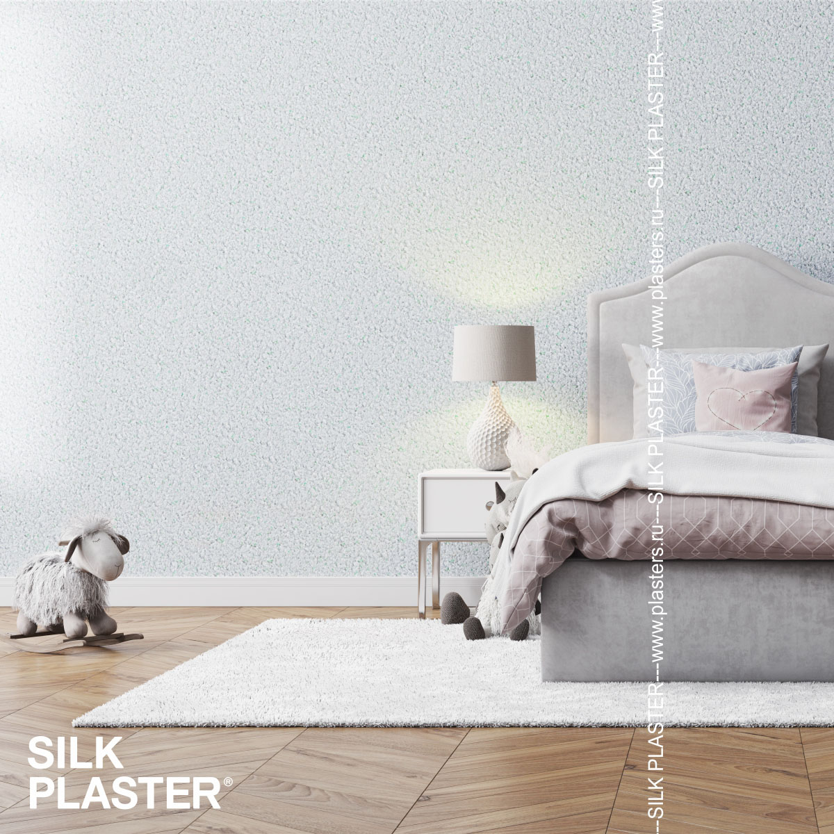 Жидкие обои Silk Plaster Жидкие обои Жидкие обои Ecoline 753, Серый Зеленый
