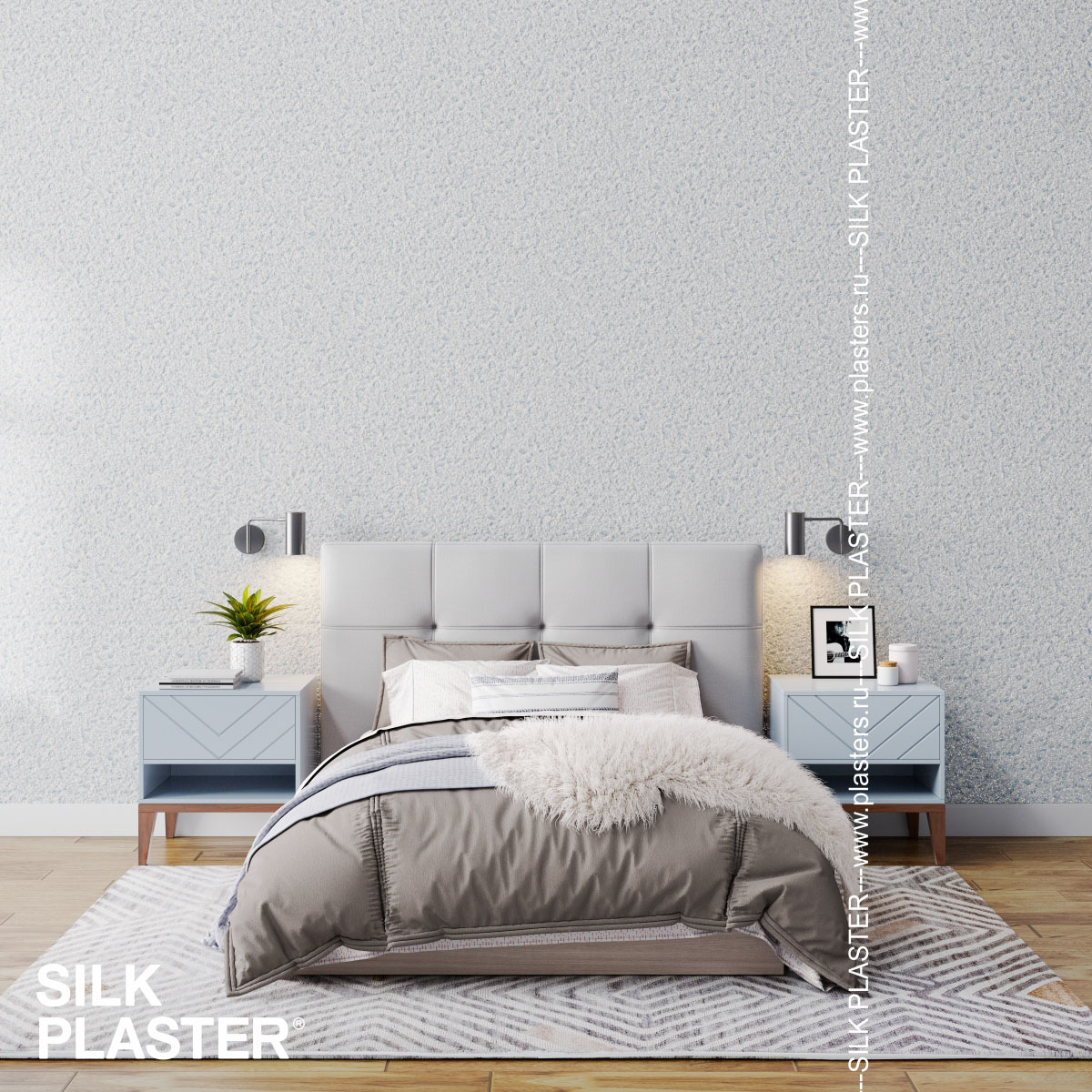 Жидкие обои Silk Plaster Жидкие обои Жидкие обои Ecoline 756, Серый