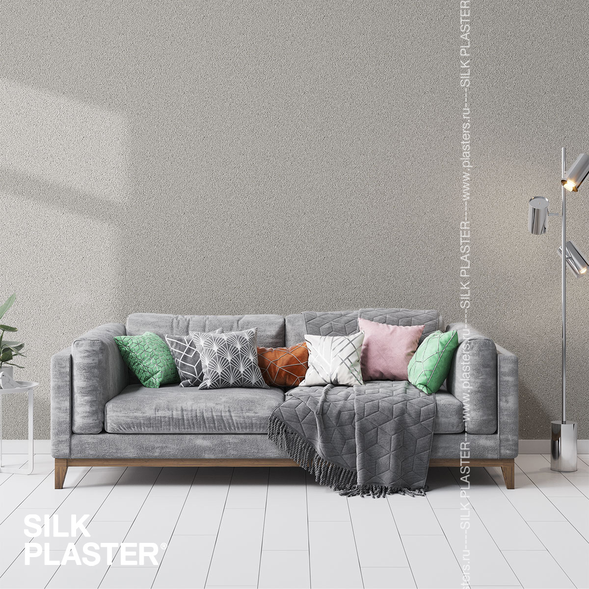 Жидкие обои Silk Plaster Жидкие обои Жидкие обои Fort 511, Серый