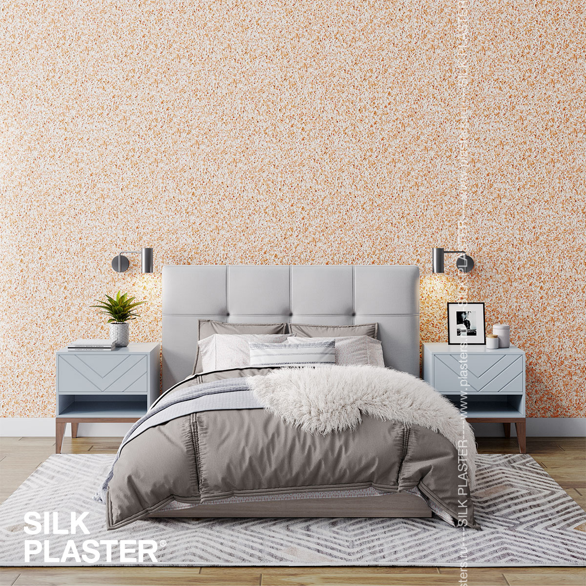 Жидкие обои Silk Plaster Жидкие обои Жидкие обои West 931, Оранжевый