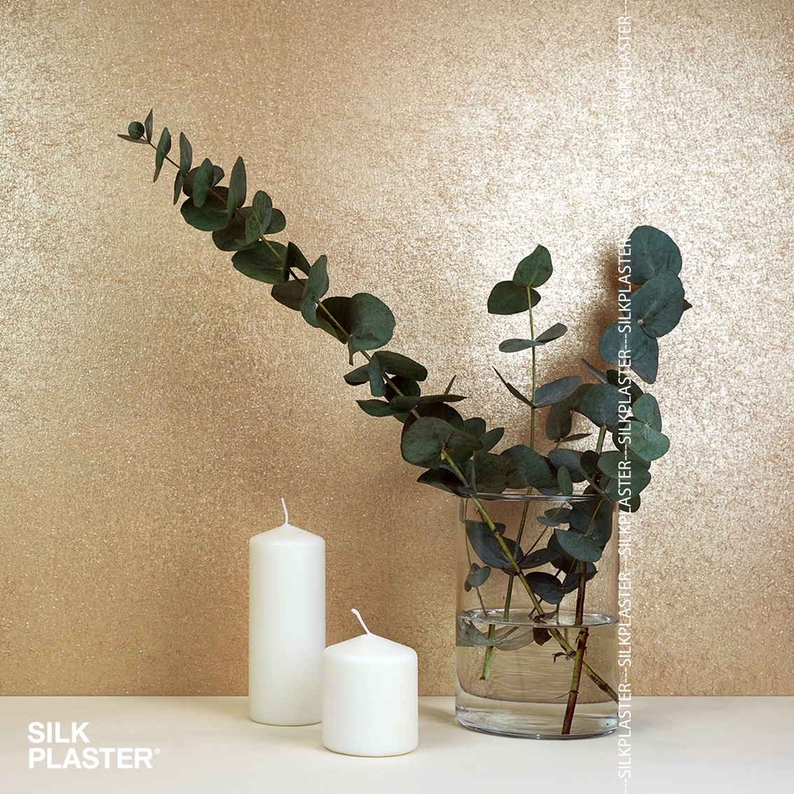 Жидкие обои Silk Plaster Декоративное покрытие BREEZE B3, Золото Желтый