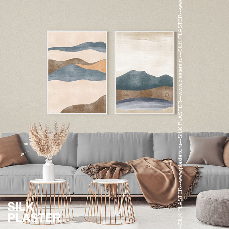 Жидкие обои Silk Plaster Жидкие обои Жидкие обои Optima 059, Бежевый