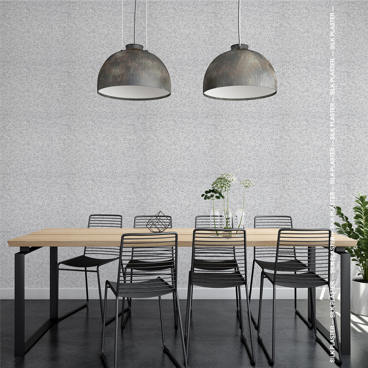Жидкие обои Silk Plaster Жидкие обои Жидкие обои MODERN 441, Серый